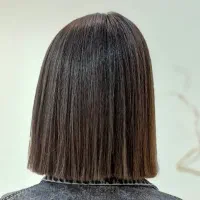مدل مو از گوش تا گوش برای آزمون عملی صافی و احیا