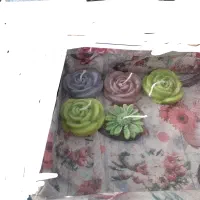 شمع  گل رز