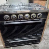 گاز ماژیک شف کپسولی آکبند تمام استیل با فر قدیمی