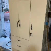 کمد ام دی اف کرم رنگ