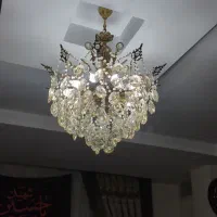 لوستر ۱۰شاخه برنز کاملاسالم