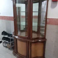 بوفه چوبی آینه دار