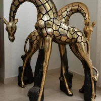 مجسمه دکوری زرافه رنگ ثابت
