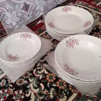 ست چینی گل سرخی