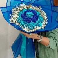 ساخت انواع دسته گل روبانی