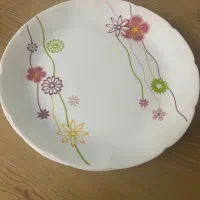 بشقاب غذا خوری مارک دسینی ۵عدد به علت ناقصی