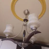 لوستر 3شعله کاملا سالم