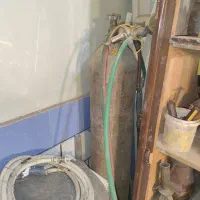 کپسول هوا/مانومتر/دسته جوش/کپسول گاز ده متر شیلنگ