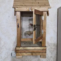 قفس پرنده چوبی