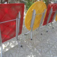 چهار عدد میز تاشو پایه فلزی