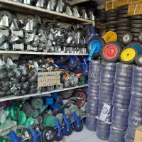 چرخ داربست n200 دایکاست داربستی گردان ترمزدار دستی