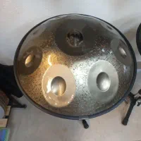 هنگدرام الگادو استیل طلایی طرح دار