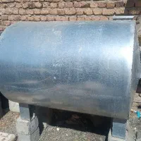 تانکر آب500لیتری گالوانیزه با شیر برنجی درجه یک نو