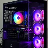 کیس گیمینگ نسل ۱۱ با RX5700 و مانیتور 4K