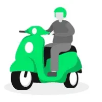 استخدام پیک موتوری برای فست فود (موتور داشته باشد)