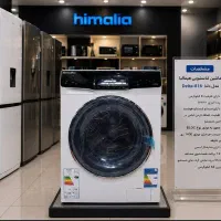 لباسشویی هیمالیا ۸ کیلوگرم، سفید و استیل