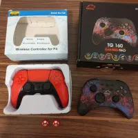 دسته ps4 طرح ps5 و دسته تسکو tg 160