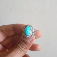 انگشتر نقره فیروزه عقیق یاقوت الماس