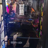 کیس گیمینگ نسل 12 با مانیتور 24