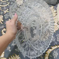 سینی.اردوخوری شیشه ای.دیس شیشه ای و پارچ ولیوان