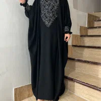 مانتو عبایی مجلسی محرمی مدل نیلوفر از برند ملیکا