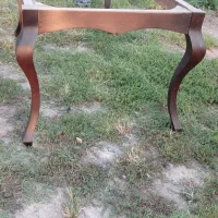 فروش میز نهارخوری ۶نفره به همراه صندلی(کار کرده)