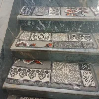 6 عدد گلیم رنگ طوسی سالم