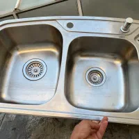 سینک ظرفشویی . هود . آبچکان استیل