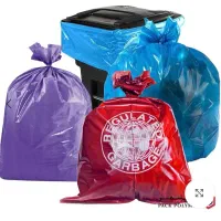 پلاستیک دسته دار زباله فریز. سفره یکبار مصرف