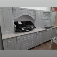 کابینت ام دی اف رنگ کاج و گرودیی آماده|مصالح و تجهیزات ساختمان|رشت, جانبازان|دیوار