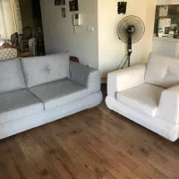 نیم ست مبل راحتی تمام پارچه