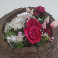 گلدون  قاب چوبی زیبا۷۰سانتی|گل مصنوعی|ورامین, |دیوار
