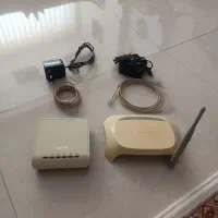 دوعدد مودم تی پی لینک و زایکسل