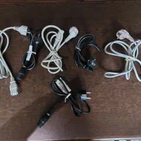 ۶ عدد کابل برق کامپیوتر اورجینال