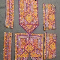 زی آستین بلوچی دست دوز کامل