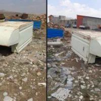 باربند مسقف پیکان وانت دو طرف بازشو