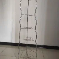 استند شش طبقه استیل مقاوم. و نظم دهنده قابلمه