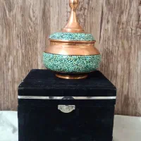 قندان مسی فیروزه کوب