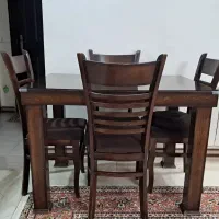 میز ناهار خوری تمام چوب