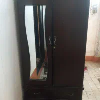 کمد لباس کشودار رویه چوب