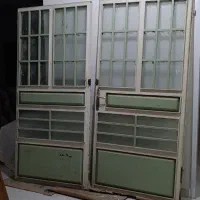 درب آهنی دو لنگه هال