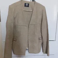کت لنین مزون دوز با تن خور شیک