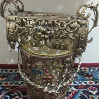 سطل و جا دستمالی برنز