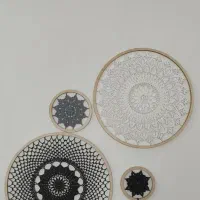 ماندالا( دیوار کوب قلاببافی)