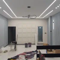 کناف،تایل،سقف سرویس،قاب بندی دیوار،قرنیز