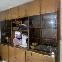کمد ۶ تیکه دیواری همراه با شیشه