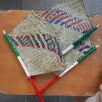 بادبزن کلاه حصیری جارو