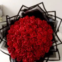 دسته گل روبانی جاودان