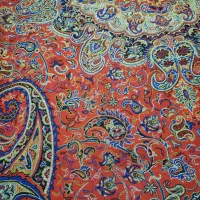 رومیزی ترمه حسینی یزد طرح سالار ۱ در ۱
