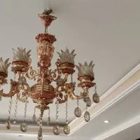 لوستر برنج ۲عدد برای پزیرایی